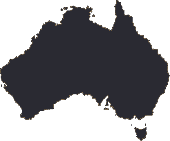Map of Australia showing nationwide crane inspection coverage
